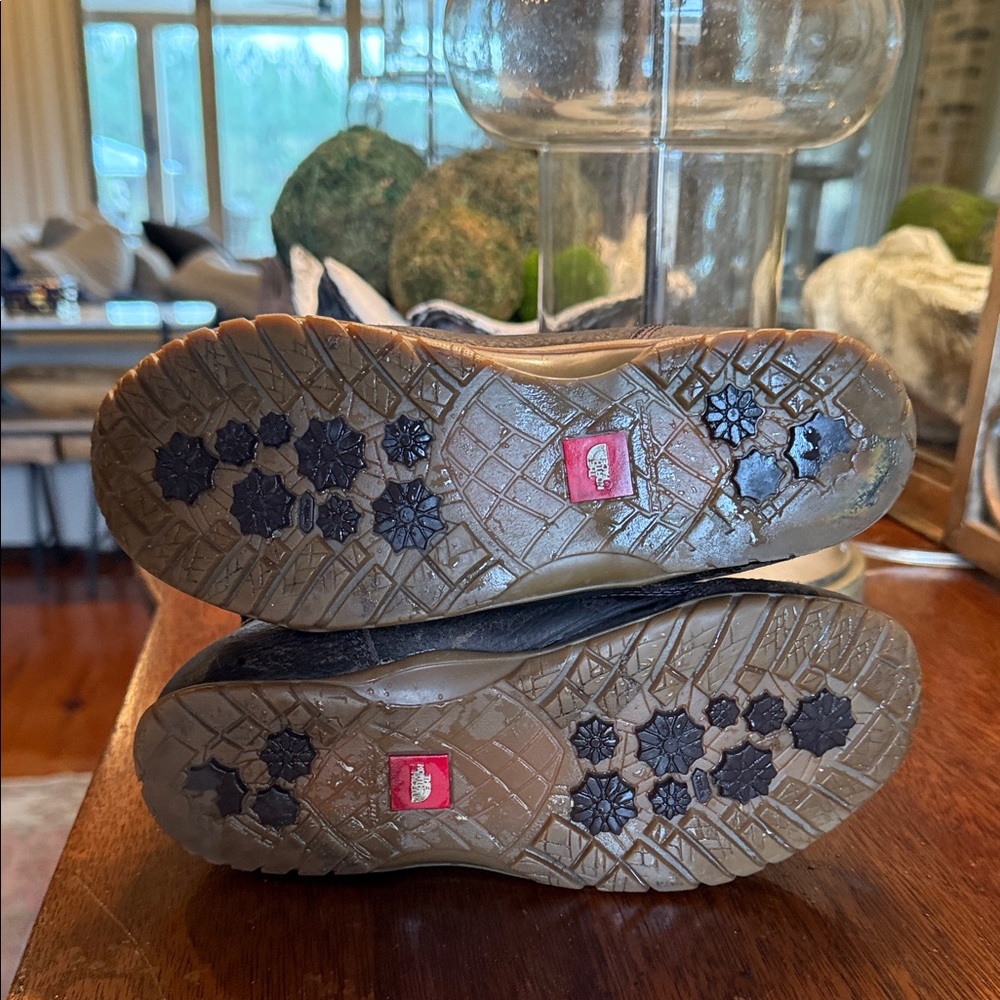 The North Face Purna Luxe boots in coffee bean brown/cargo khaki women’s size 5 - Picture 4 of 5
